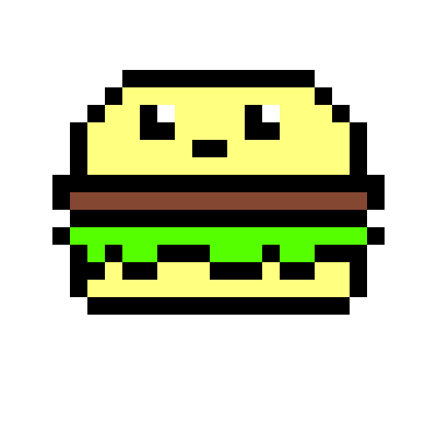 Pixel Art Burger