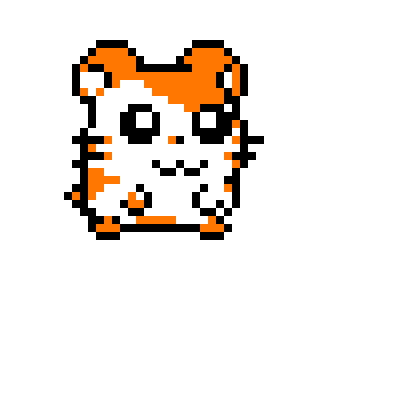 pixel art hamster