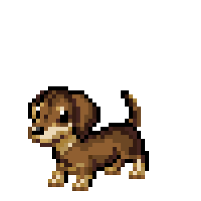 pixel art Cute Dog dog by jucexc piq
