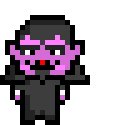pixel art vampire