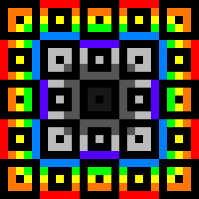 pixel art illusion