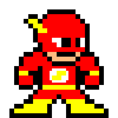 pixel art flash