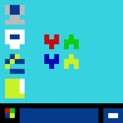 pixel art windows 7