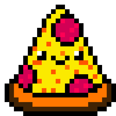 pixel art pizza
