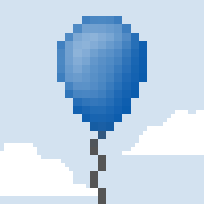 pixel art ballon